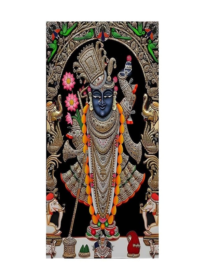 TREXEE Shreenathji 5D Diamond Painting Kit, Diamond Painting Kit for Adults & Kids, Very Suitable for Home Leisure and Wall Decoration, Gift for Kids and Adults (30X40 CM) DIY Crafts Kits (Frameless) - Image 1